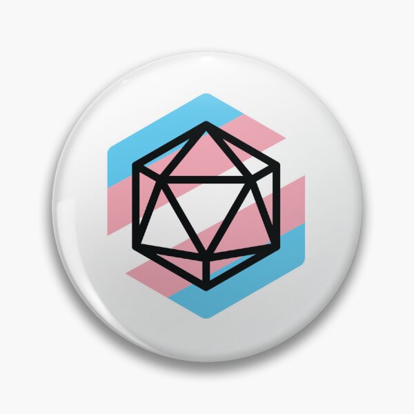 Artikelvorschau, LGBT+ D20: Trans entworfen und verkauft von PinkFoxDesigns.