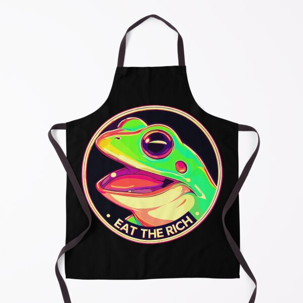 Item preview, Eat the Rich Frog designed and sold by TomFrontierArt.