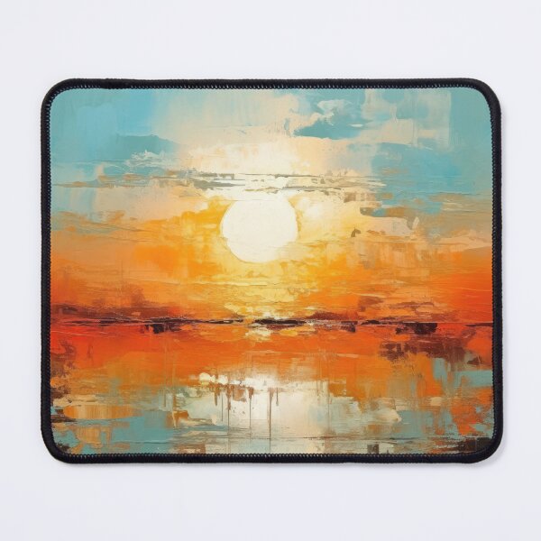 Artikelvorschau, Entdecken Sie "Simplistic & Minimalistic Vintage Sunset" Abstrakte Kunst entworfen und verkauft von ArtificialGenes.