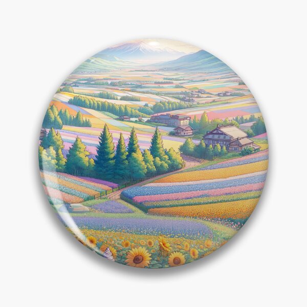 Item preview, Hokkaido Niseko Flower Fields designed and sold by unrealartwork.