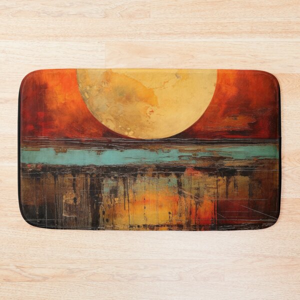Item preview, Explore "Simplistic & Minimalistic Vintage Sunset" Abstract Art designed and sold by ArtificialGenes.