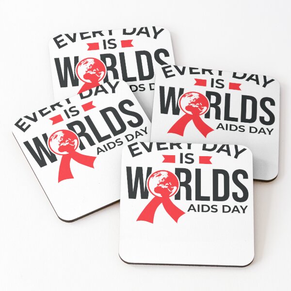 Item preview, Everyday Is World's AIDS Day HIV Awareness Red Ribbon  (1) designed and sold by defabiosofxs.