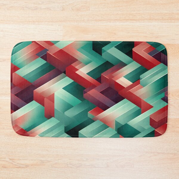 Item preview, Abstract 3D Geometric Interlace Wallpaper designed and sold by VectorPlace.