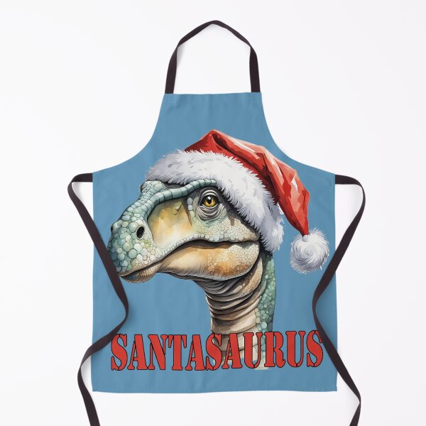 Item preview, Festive Brontosaurus: SANTASAURUS, Dino Tee designed and sold by leyfinder.