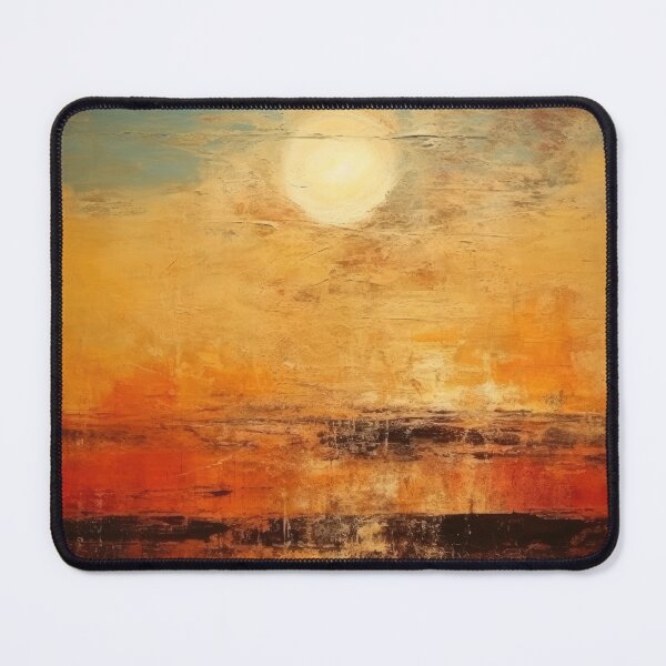 Artikelvorschau, Entdecken Sie "Simplistic & Minimalistic Vintage Sunset" Abstrakte Kunst entworfen und verkauft von ArtificialGenes.