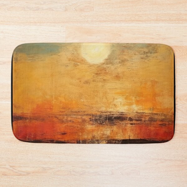 Artikelvorschau, Entdecken Sie "Simplistic & Minimalistic Vintage Sunset" Abstrakte Kunst entworfen und verkauft von ArtificialGenes.