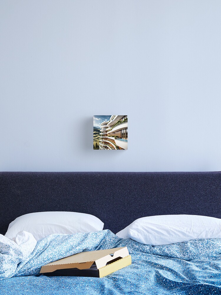 Thumbnail 1 von 3, Leinwanddruck, Hotel Alpenblick designt und verkauft von gastrodesign.