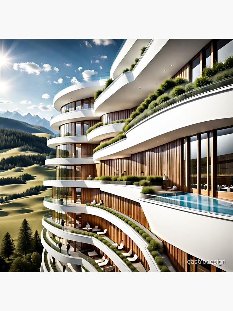 Thumbnail 4 von 4, Metallbild, Hotel Alpenblick designt und verkauft von gastrodesign.