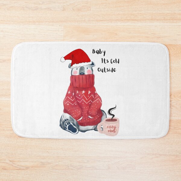 Item preview, Baby It's Cold Outside Polar Bear Print designed and sold by kirkytracy.