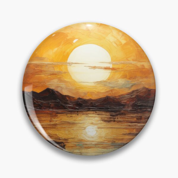 Item preview, Explore "Simplistic & Minimalistic Vintage Sunset" Abstract Art designed and sold by ArtificialGenes.