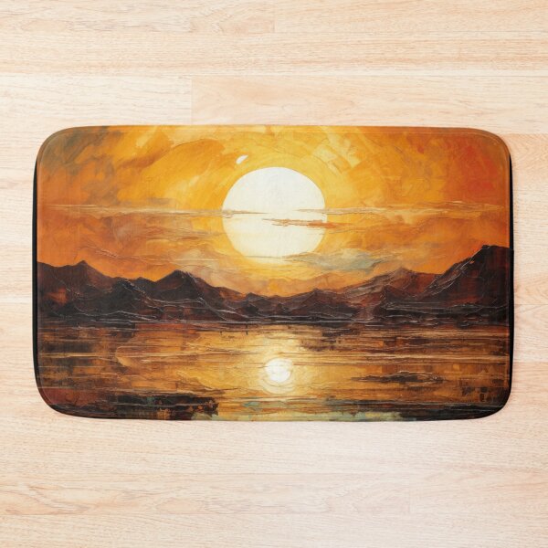 Item preview, Explore "Simplistic & Minimalistic Vintage Sunset" Abstract Art designed and sold by ArtificialGenes.