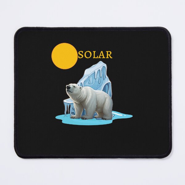Item preview, solar sun melting ice - polar bear designed and sold by aledfychan.