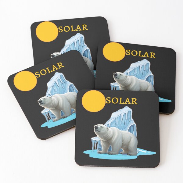 Item preview, solar sun melting ice - polar bear designed and sold by aledfychan.