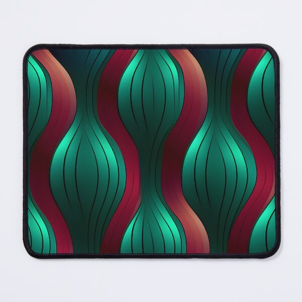 Item preview, Elegant Wavy Stripes Illusion Wallpaper designed and sold by VectorPlace.