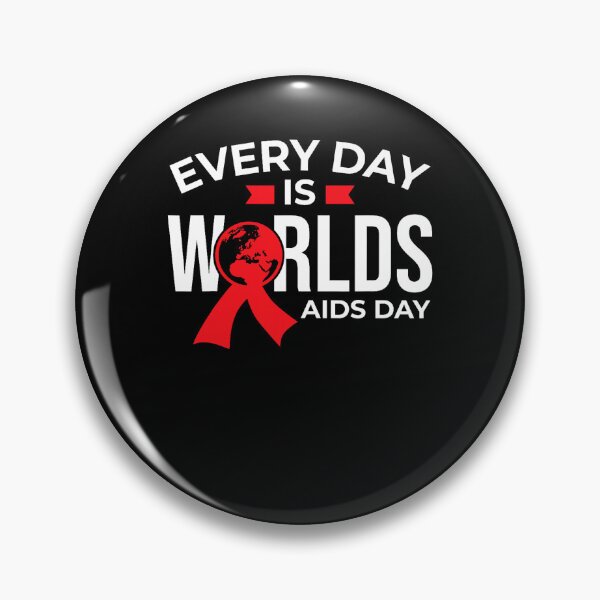 Item preview, Everyday Is World's AIDS Day HIV Awareness Red Ribbon designed and sold by defabiosofxs.