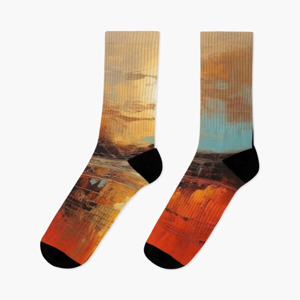 Item preview, Explore "Simplistic & Minimalistic Vintage Sunset" Abstract Art designed and sold by ArtificialGenes.