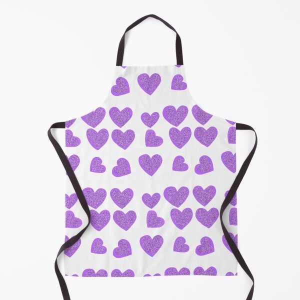 Item preview, Sparkling Glittery Purple Hearts designed and sold by Victoria Rose.