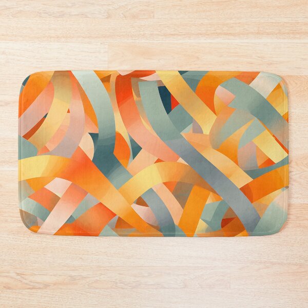 Item preview, Abstract Ribbon Weave Wallpaper designed and sold by VectorPlace.