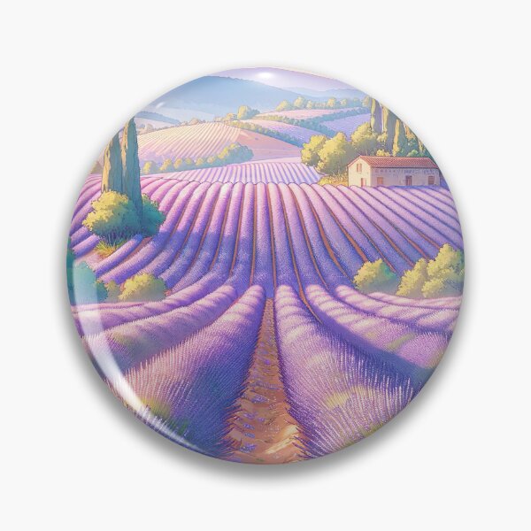 Item preview, Campo de lavanda en Francia Provenza designed and sold by unrealartwork.