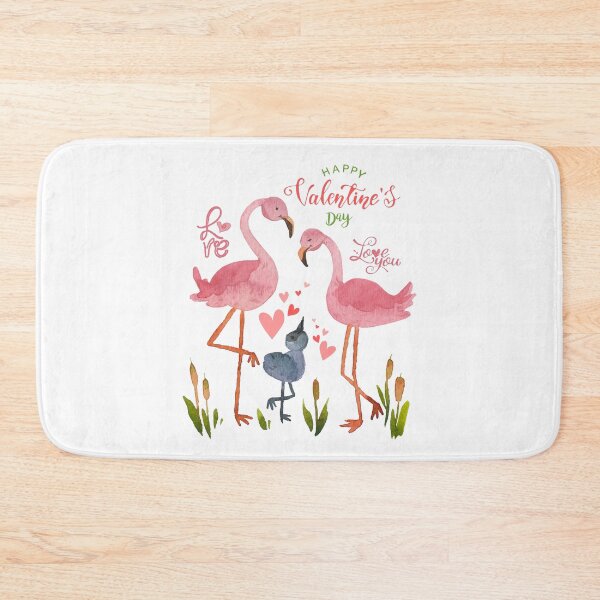 Item preview, Pink flamingoes Valentines day designed and sold by Rbnano.