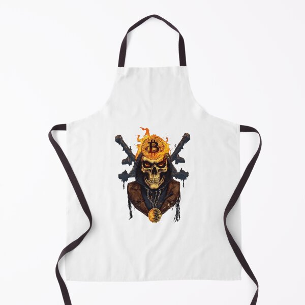 Item preview, Ghost Rider with Bitcoin eyes designed and sold by TrendiKloset.