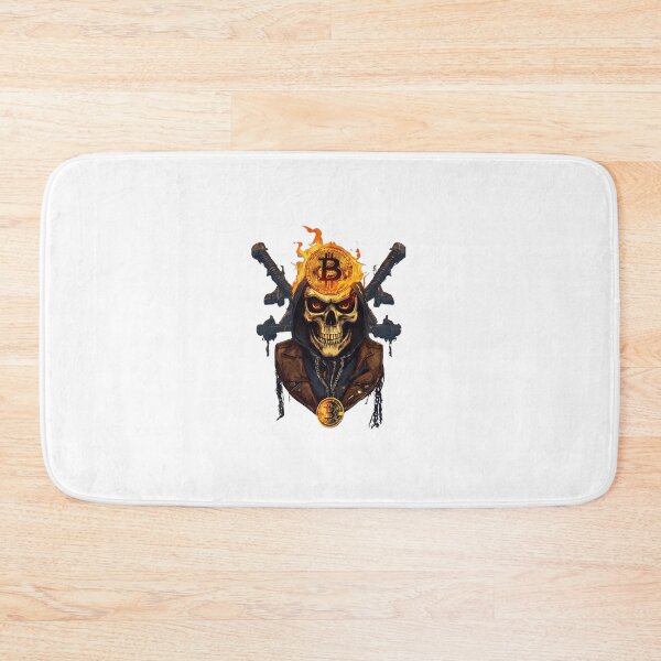 Item preview, Ghost Rider with Bitcoin eyes designed and sold by TrendiKloset.