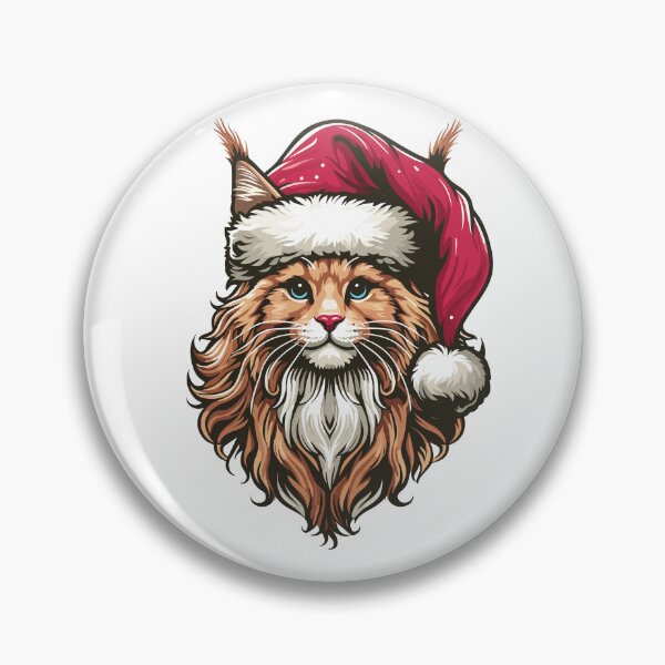 Artikelvorschau, Maine-Coon-Katze mit Weihnachtsmütze entworfen und verkauft von Arterx.