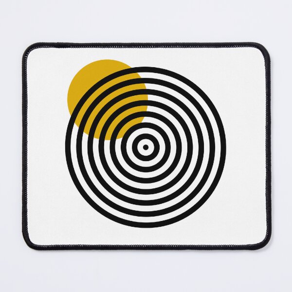 Item preview, Yellow dot on circle designed and sold by HOMELON.