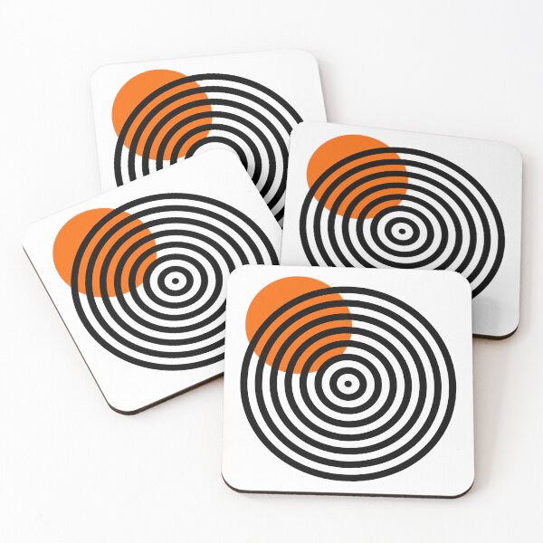 Item preview, Orange dot on circle designed and sold by HOMELON.