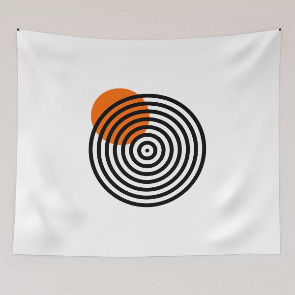 Item preview, Orange dot on circle designed and sold by HOMELON.