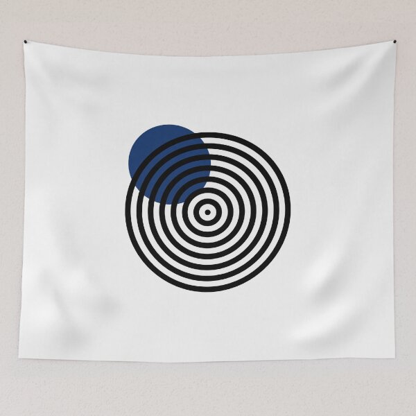 Item preview, .Blue dot on circle designed and sold by HOMELON.