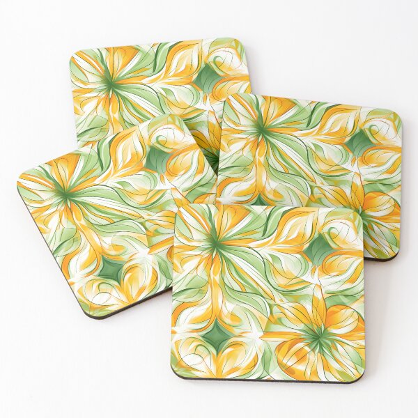 Item preview, Floral Swirls Abstract Wallpaper designed and sold by VectorPlace.