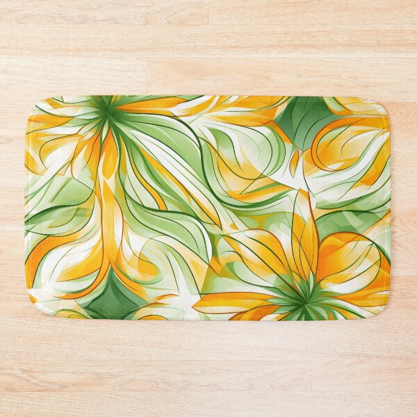 Item preview, Floral Swirls Abstract Wallpaper designed and sold by VectorPlace.