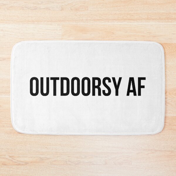 Item preview, OUTDOORSY AF nature lover INDOORSY AF couch lover - mug, hat, shirt, sticker designed and sold by cloudhiker.