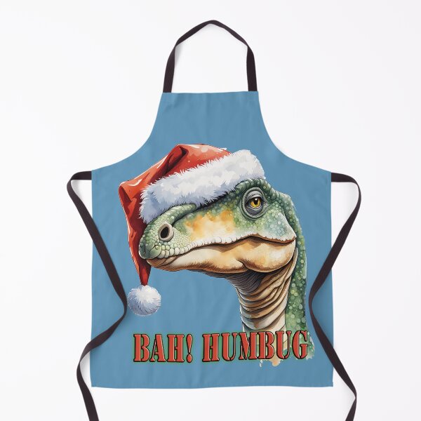 Item preview, Bah! Humbug Brontosaurus: SANTASAURUS Christmas Tee designed and sold by leyfinder.
