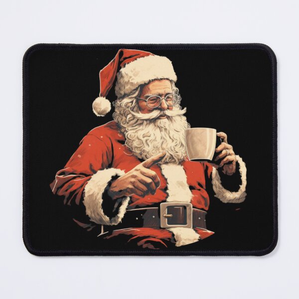 Item preview, CHILLED SANTA CLAUS DRINKING COFFEE designed and sold by justyna-s28.