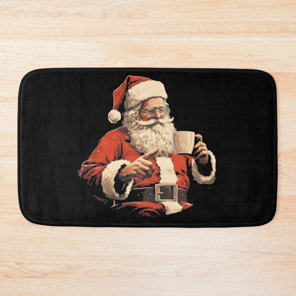 Item preview, CHILLED SANTA CLAUS DRINKING COFFEE designed and sold by justyna-s28.