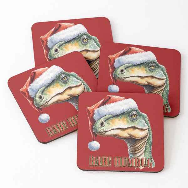 Item preview, Bah! Humbug Brontosaurus: SANTASAURUS Christmas Tee designed and sold by leyfinder.