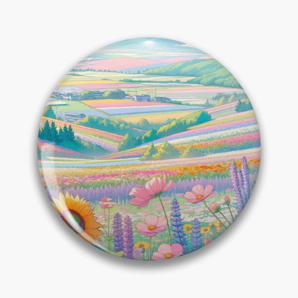 Item preview, Niseko Hokkaido Flower Fields designed and sold by unrealartwork.