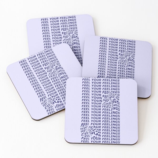 Item preview, Feel Your Feelings Design Purple Cool Aesthetic Cover Art designed and sold by pointense.