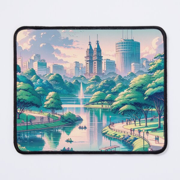 Item preview, Dibujo del Parque Ibirapuera en São Paulo designed and sold by unrealartwork.