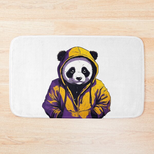 Item preview, PANDA STREET WITH YELLOW SWEATSHIRT designed and sold by infinitearte.
