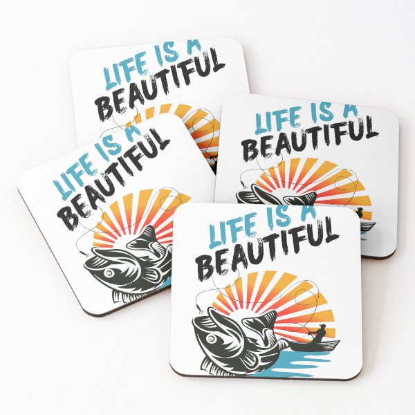 Item preview, Life is beautiful Fishing designed and sold by Jettart.