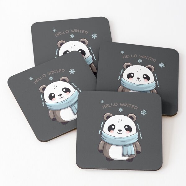 Item preview, Cute panda in a scarf. Hello winter  designed and sold by Tsifra.