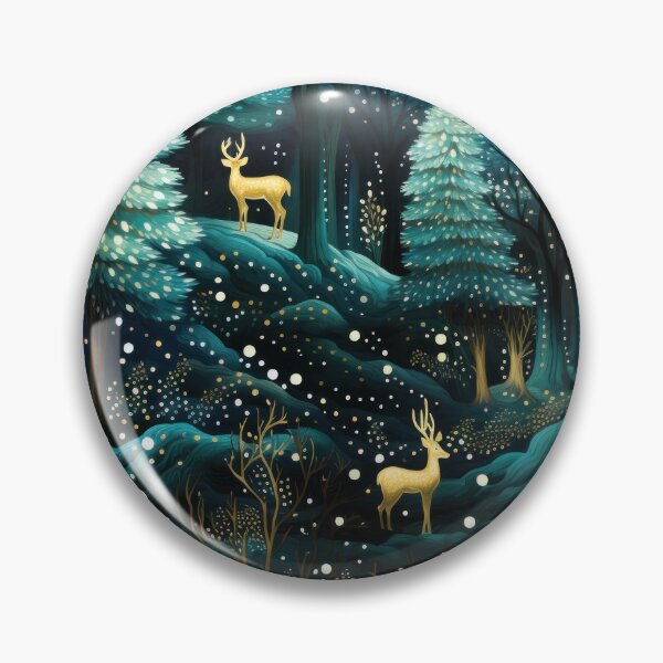 Item preview, Luminous Forest - Festive Mystical Seamless Artwork  designed and sold by NevernotmeUK.
