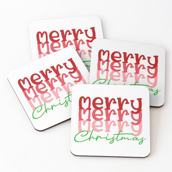Item preview, Merry Christmas, Stacked Christmas Design designed and sold by EsteticaVerus.
