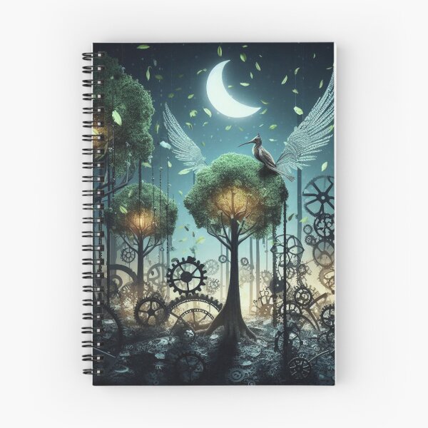 Item preview, Chrono Enigma Forest Surreal Art -  home decor designed and sold by crea8iveway.