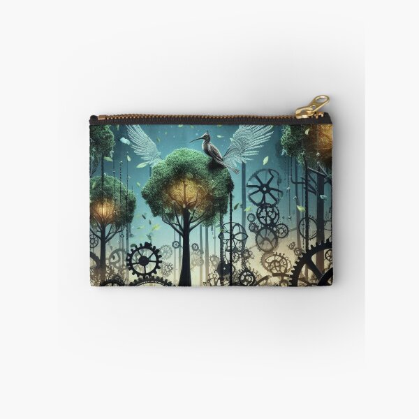 Item preview, Chrono Enigma Forest Surreal Art -  home decor designed and sold by crea8iveway.