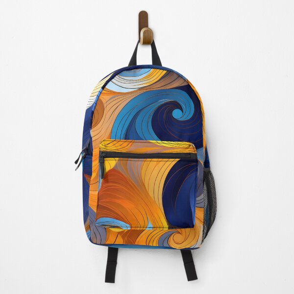 Item preview, Vibrant Abstract Swirls of Color Wallpaper designed and sold by VectorPlace.