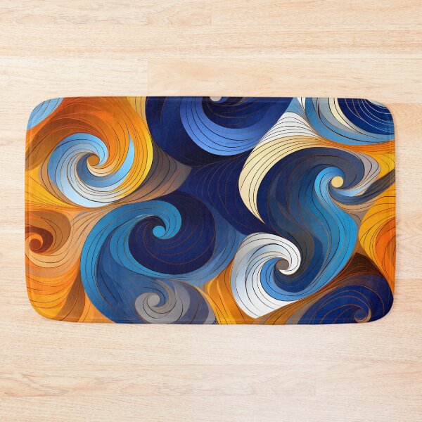 Item preview, Vibrant Abstract Swirls of Color Wallpaper designed and sold by VectorPlace.
